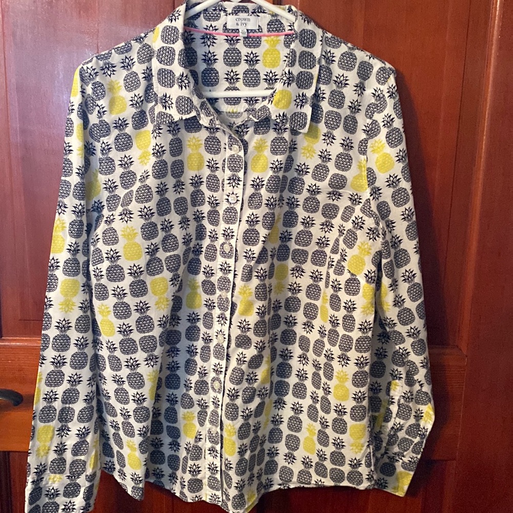 CROWN & IVY BLOUSE XL
